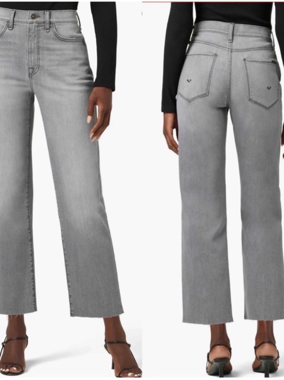 Hudson Noa Jeans Women's Straight Light Gray